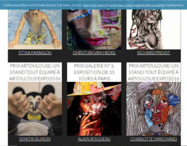 2015年在巴黎（法国）举办的My Rank Art比赛中获得第1届Galerie（画廊）冠军海报信息