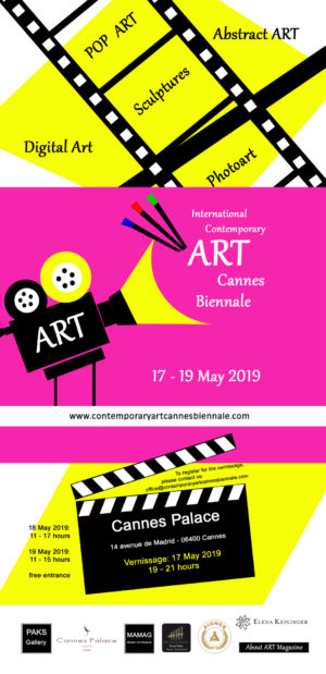 Participation à l'exposition Cannes Biennale mai 2019 France)