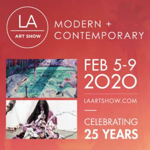  Participation à l'exposition LA ARTSHOW à Los angeles (USA) avec la galerie ARTIFACT du 5 au 9 février 2020