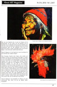 publication dans une revue d'art autrichienne