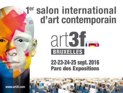 First international fine art exhibition art3f inHeysel in Bruxelles (Belgium) 09 2016