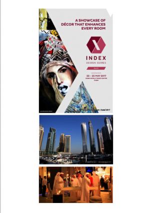 2017年（5月）参加迪拜环球贸易中心22日--25日“INDEX design series”画展