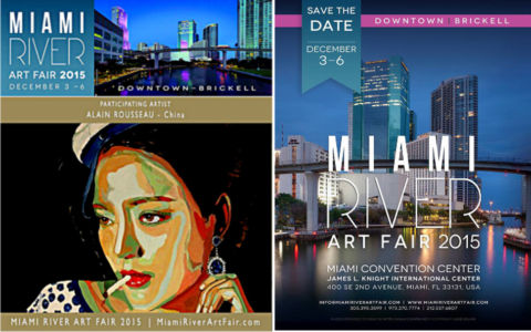 2 015 - (12) 被瑞士巴塞尔-迈阿密委员会推荐，参加迈阿密（美国）“迈阿密河流艺术博览会”。