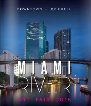 Brochure de l'exposition à la Miami River Art Fair  Miami (USA) 12 2015