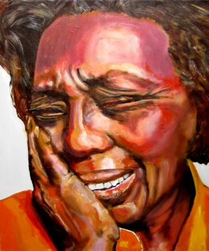 "En  pleurs" (in tears),   40x50cm  oil on canvas